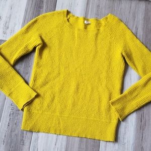 J Crew Waffle Knit Merino Wool Alpaca Sweater